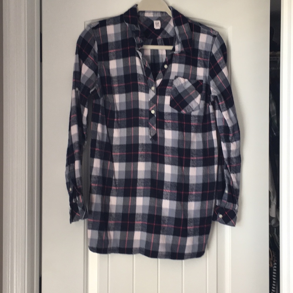Gap Maternity flannel shirt